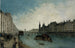 "Le quai de la Mégisserie et le Pont au Change actuel 1er arrondissement" af Angelo Garbizza — visning af kunstværket