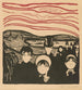 Angoisse - Edvard Munch — visning af kunstværket
