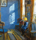 Sollyset i det blå værelse - Anna Ancher — visning af kunstværket