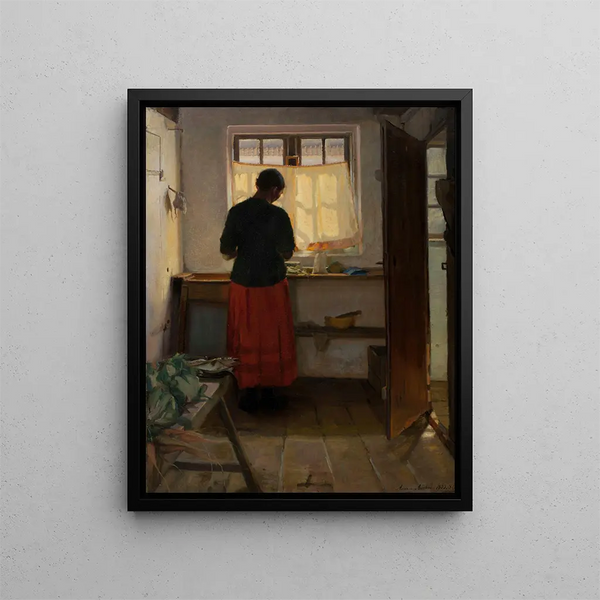 Anna Ancher - The maid in the kitchen.webp