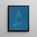 Laurencia dasyphylla - Anna Atkins — indrammet kunstværk på væggen