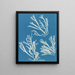Rhodoménie polycarpe - Anna Atkins — indrammet kunstværk på væggen