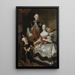 Reproduktion af maleriet af Pierre III og Catherine II af Rusland - Anna Rosina de Gasc