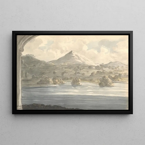 Anne Rushout - From Window at Eastnor Castle Gloucestershire Beacon September 28 1829.webp