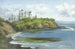 Pointe syd for Agate-stranden, Port Crescent, Washington - Annie Lyle Harmon — visning af kunstværket