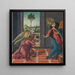 Annonciation - Sandro Botticelli — indrammet kunstværk på væggen