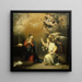 Annoncingen til Jomfruen - Bartolomé Esteban Murillo — vægpræsentation af kunstværket