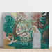 Reproduktion af maleriet Annonceringsmaleri i forårshaven - Maurice Denis