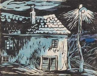 Maison la nuit - Anny Dollschein — visning af kunstværket