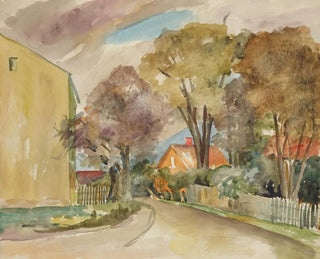 Rue d'automne - Anny Dollschein — visning af kunstværket