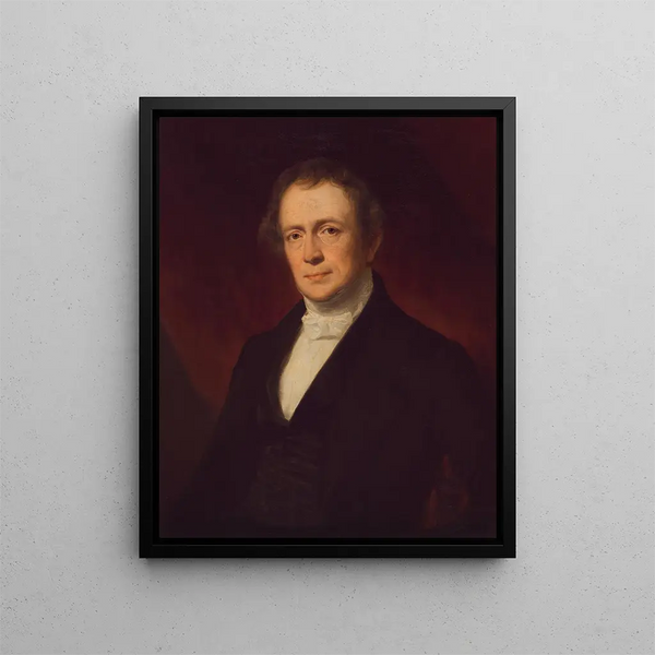 L'Américain Edward Everett - Anonym — indrammet kunstværk på væggen