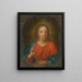 Buste du Christ - Anonyme — indrammet kunstværk på væggen