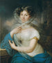 Portrait af en dame - Anonym — visning af kunstværket
