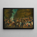 Den militære fest på Prater den 18. oktober 1814 - Anonym — indrammet kunstværk på væggen