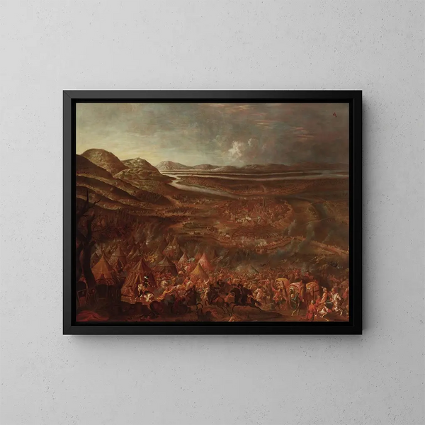 La bataille de secours de Vienne du 12 septembre 1683 - Anonym — indrammet kunstværk på væggen
