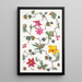 Reproduktion af maleriet Motif floral til tekstiltryk Pl XVI - Anonym
