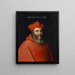 Portrait af Jacopo Sadoleto - Anonym — indrammet kunstværk på væggen