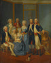 Portrait af en militærfamilie - Anonym — visning af kunstværket