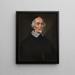 Portrait af Matthieu de Morgues - Anonym — indrammet kunstværk på væggen