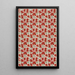 Reproduktion af maleriet Motif de coquelicot rouge - Anonym