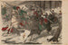 Scène de bataille pendant la guerre russo-japonaise - Anonyme — visning af kunstværket