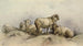 Moutons dans un paysage - Anonym — visning af kunstværket