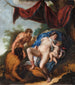 Venus sovende med Cupid, observeret af satyrer - Anonym — visning af kunstværket