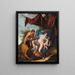 Venus sovende med Cupid, observeret af satyrer - Anonym — indrammet kunstværk på væggen