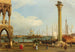 Venedig et udsigt over Bassin de Saint-Marc fra Piazzetta - Anonym — visning af kunstværket