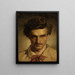 Selvportræt af ungdommen - Anselm Feuerbach — indrammet kunstværk på væggen