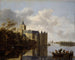 "Le château de Montfoort près d'Utrecht" af Anthonie Jansz van der Croos — visning af kunstværket