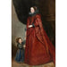 En genovese dame med sit barn - Antoine van Dyck — indrammet kunstværk på væggen