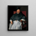 Biskop Jan Van Malderen - Antoine van Dyck — indrammet kunstværk på væggen
