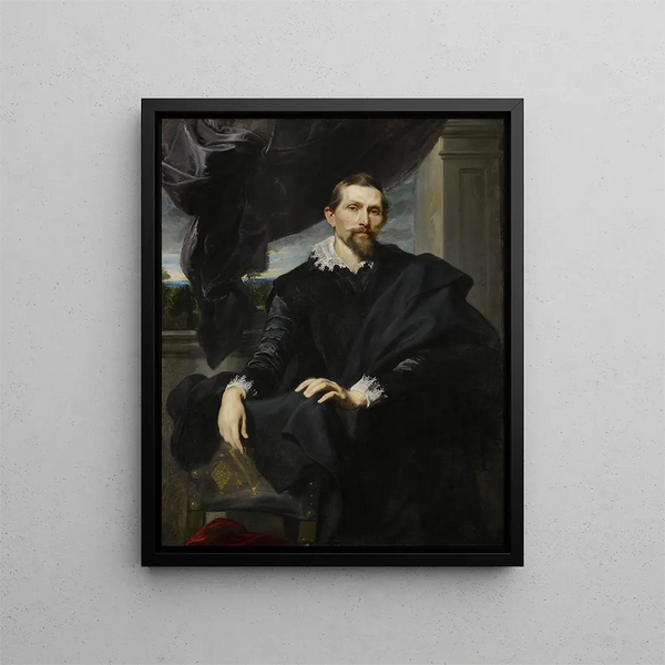 Frans Snyders - Antoine van Dyck — indrammet kunstværk på væggen