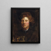 Tête d'un jeune homme - Antoine van Dyck — indrammet kunstværk på væggen