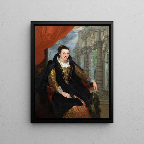 Isabelle Brant - Antoine van Dyck — indrammet kunstværk på væggen