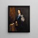 Kong Charles I af England - Antoine van Dyck — indrammet kunstværk på væggen