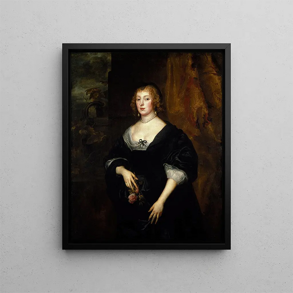 Dame Dacre - Antoine van Dyck — indrammet kunstværk på væggen