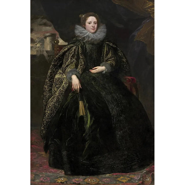 Marquise Balbi - Antoine van Dyck — indrammet kunstværk på væggen
