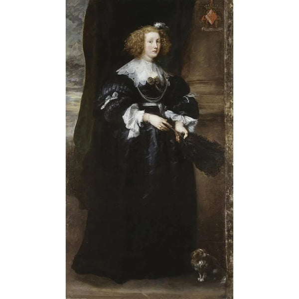 Marie de Raet - Antoine van Dyck — indrammet kunstværk på væggen