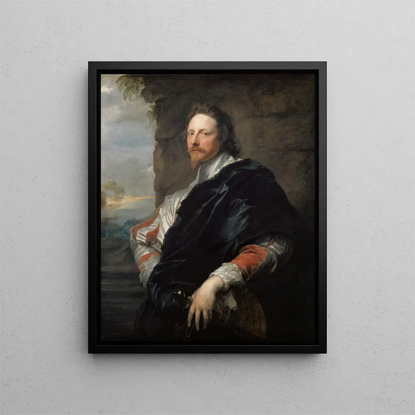 Nicolas Lanier - Antoine van Dyck — indrammet kunstværk på væggen