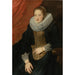 Portrait af en dame - Antoine van Dyck — visning af kunstværket