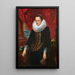Portrait af en adelige med en papegøje - Antoine van Dyck — visning af kunstværket