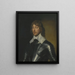 Portrait af George Baron Goring - Antoine van Dyck — indrammet kunstværk på væggen