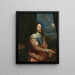 Portrait af Charles I 1600-1649 - Antoine van Dyck — indrammet kunstværk på væggen