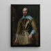 portræt af Jean VIII greve af Nassau-Siegen - Antoine van Dyck — indrammet kunstværk på væggen