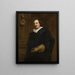 Portrait de Peeter Stevens - Antoine van Dyck — indrammet kunstværk på væggen
