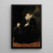 Portrait af en genovisk dame - Antoine van Dyck — indrammet kunstværk på væggen