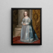 Prinsesse Mary, datter af Charles I - Antoine van Dyck — indrammet kunstværk på væggen