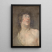 Studie af en ung mand, der kigger opad Saint Sebastian - Antoine van Dyck — indrammet kunstværk på væggen